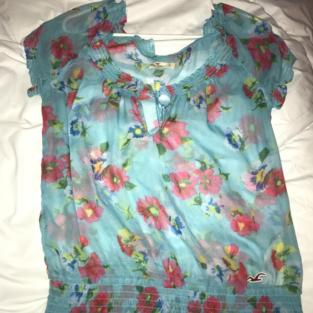 Hollister see thru top